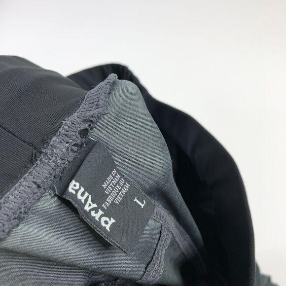 Prana LG (Fits 33W) Athleisure Training Gym 10" Elastic Waist Shorts Gray - Picture 5 of 6